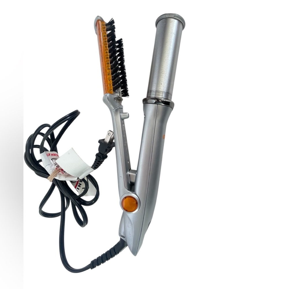 InStyler Rotating Hair Straightening Curling Hot Iron 1 1/4" IS1001 Tested WORKS